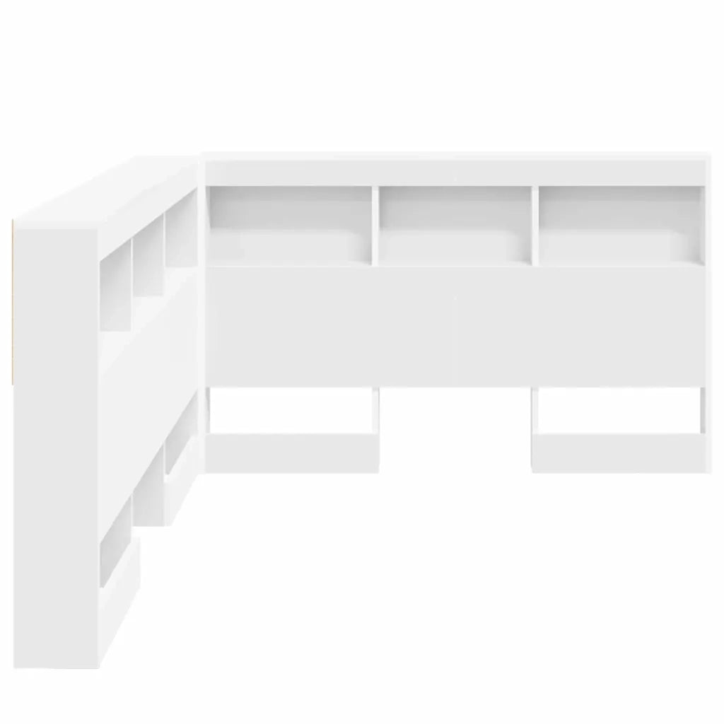 Testata contenitore Bianco 120 cm Legno multistrato 3335477