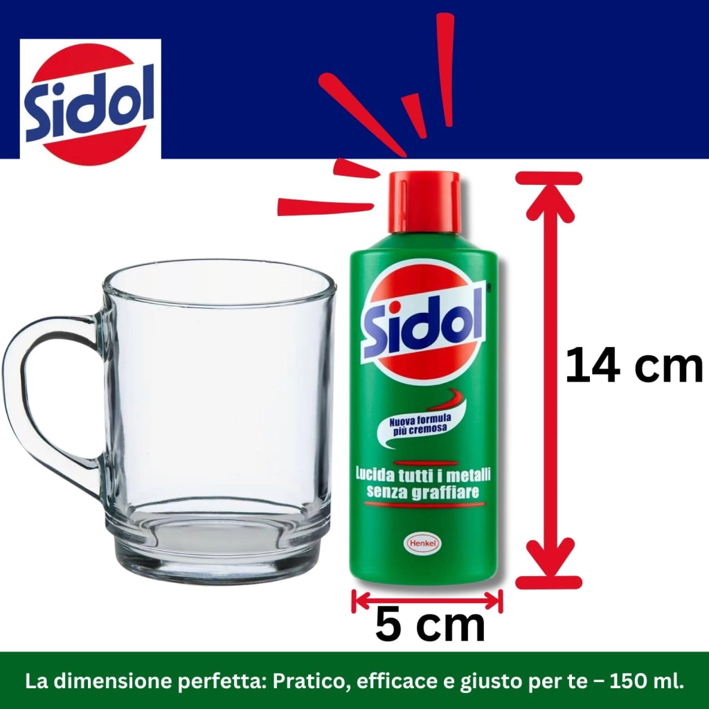 Sidol Lucidante per Metalli 150 ml ? Pulitore e Brillantante di Henkel
