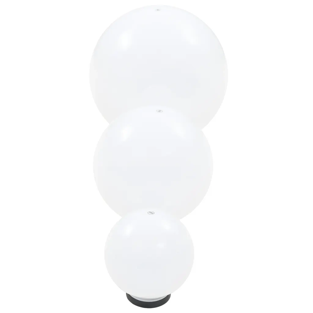 Set Lampade a LED Sferiche 6 pz 20/30/40 cm in PMMA 277146