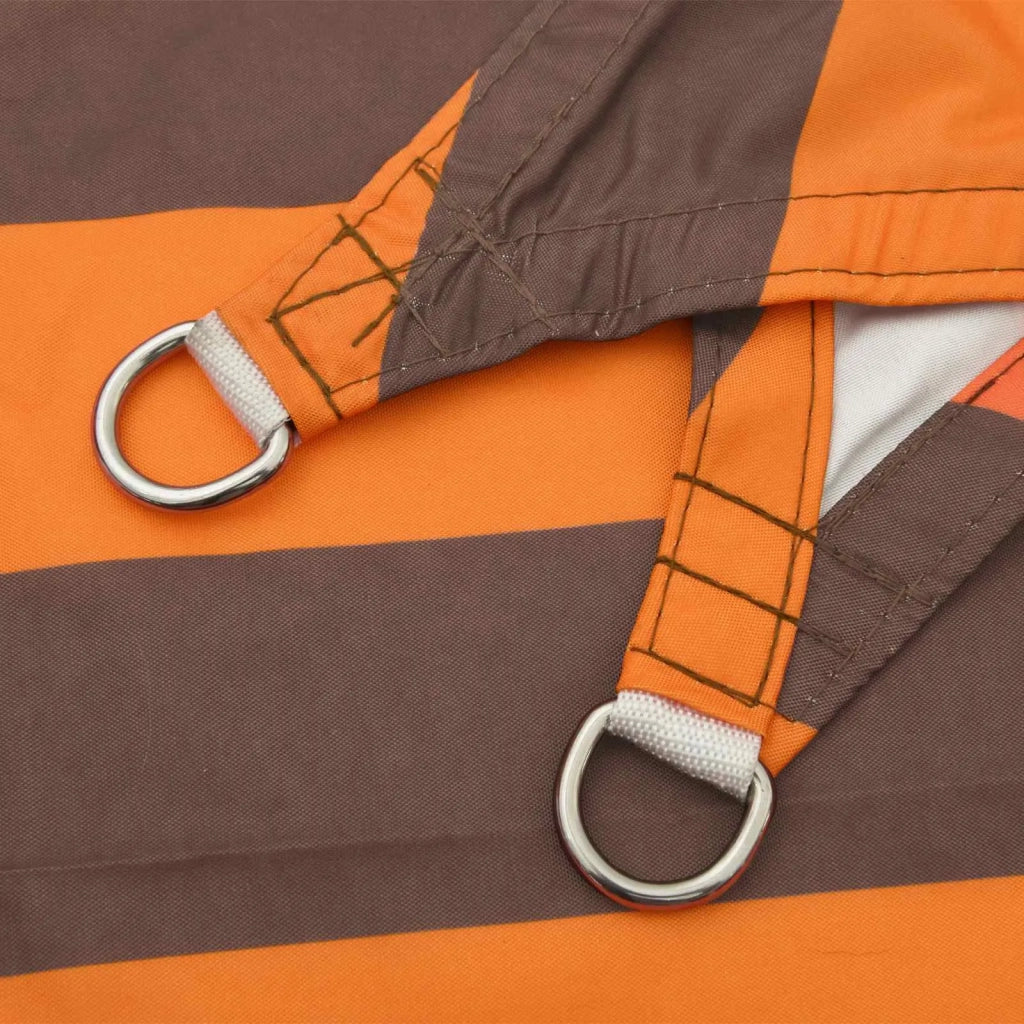 Vela da ombra solare Arancione e Marrone 8 x 6 m 42031056