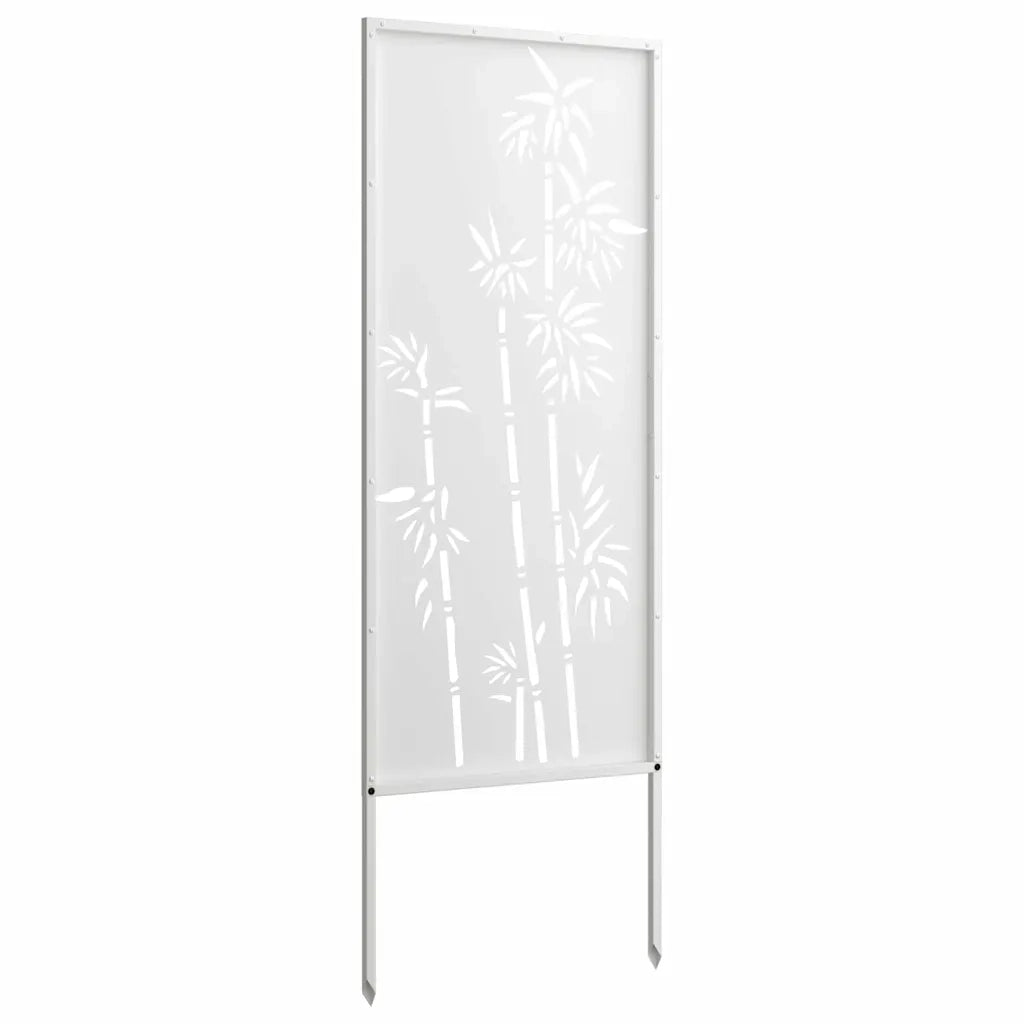 Schermo per privacy in giardino Floreale Bianco 50 x 140 cm 876295