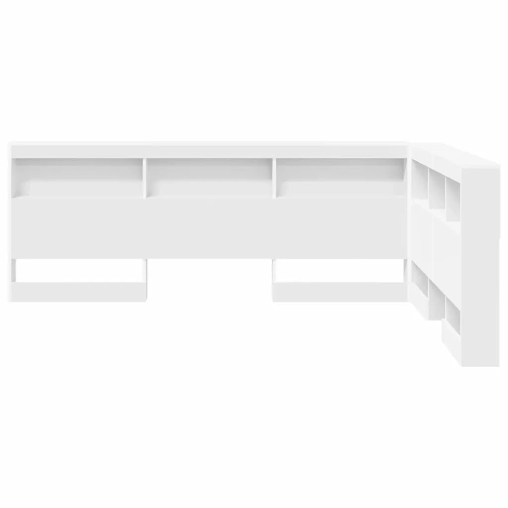 Testata contenitore Bianco 140 cm Legno multistrato 3335541