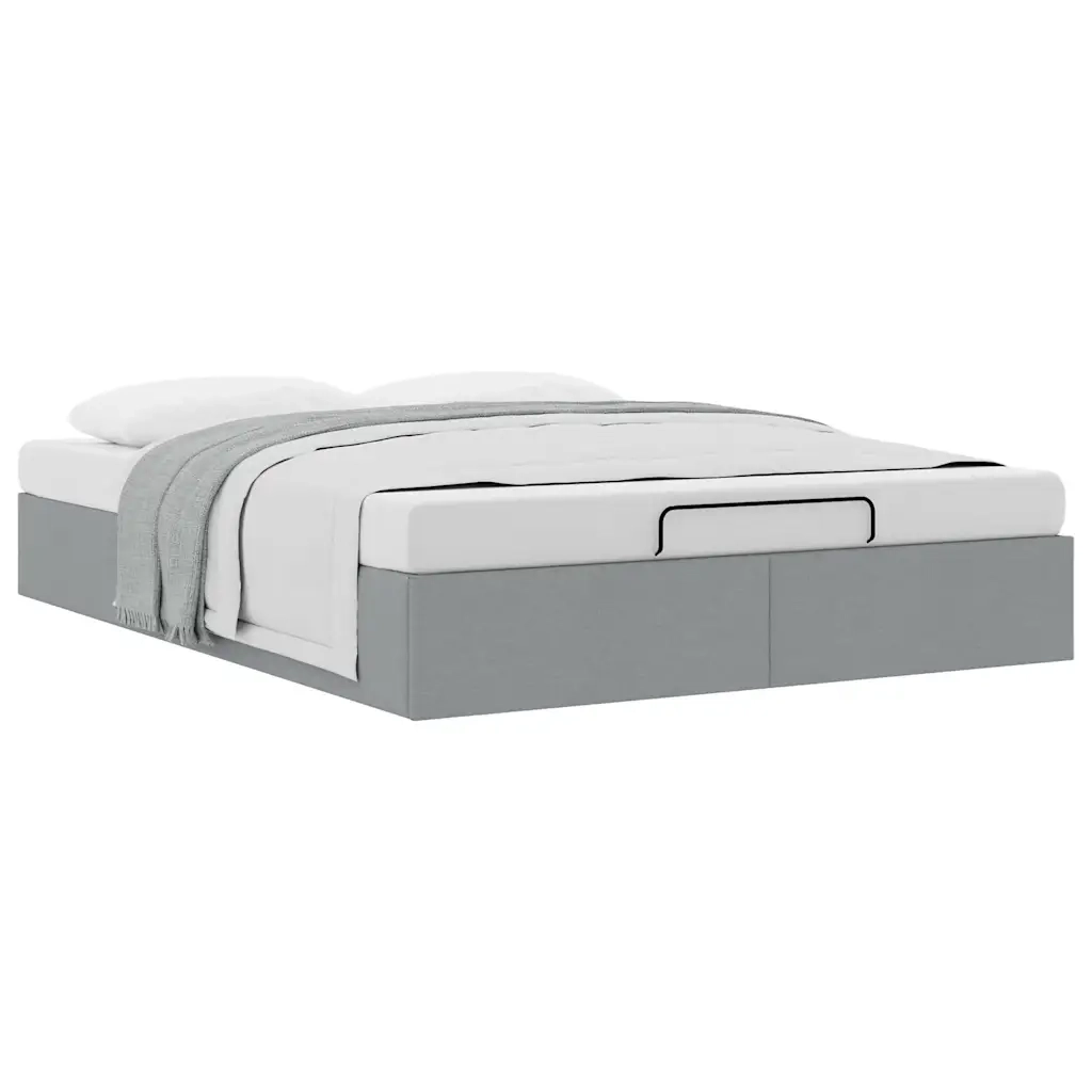 Struttura Letto Pouf senza Materasso 140x200 cm in Tessuto 3310882