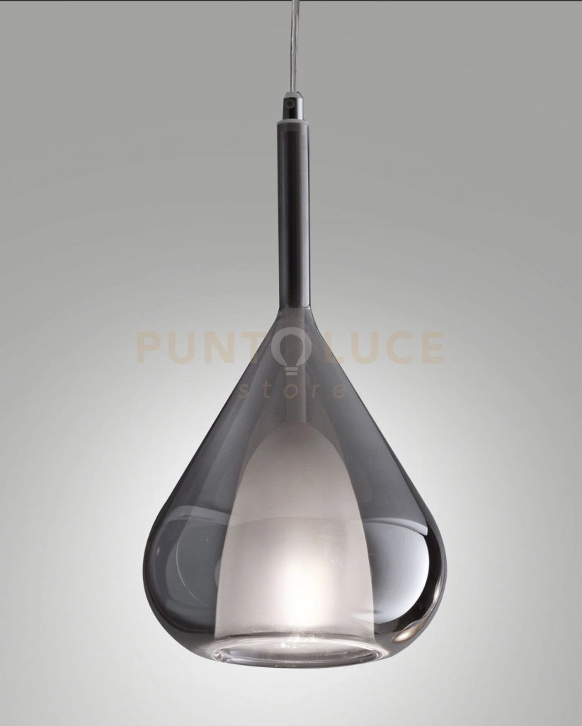 EDISON 3481-50-126 VETRO FUME' COMPLETO DI CAVO X KIT LUCI SENZA BASE DI ATTACCO