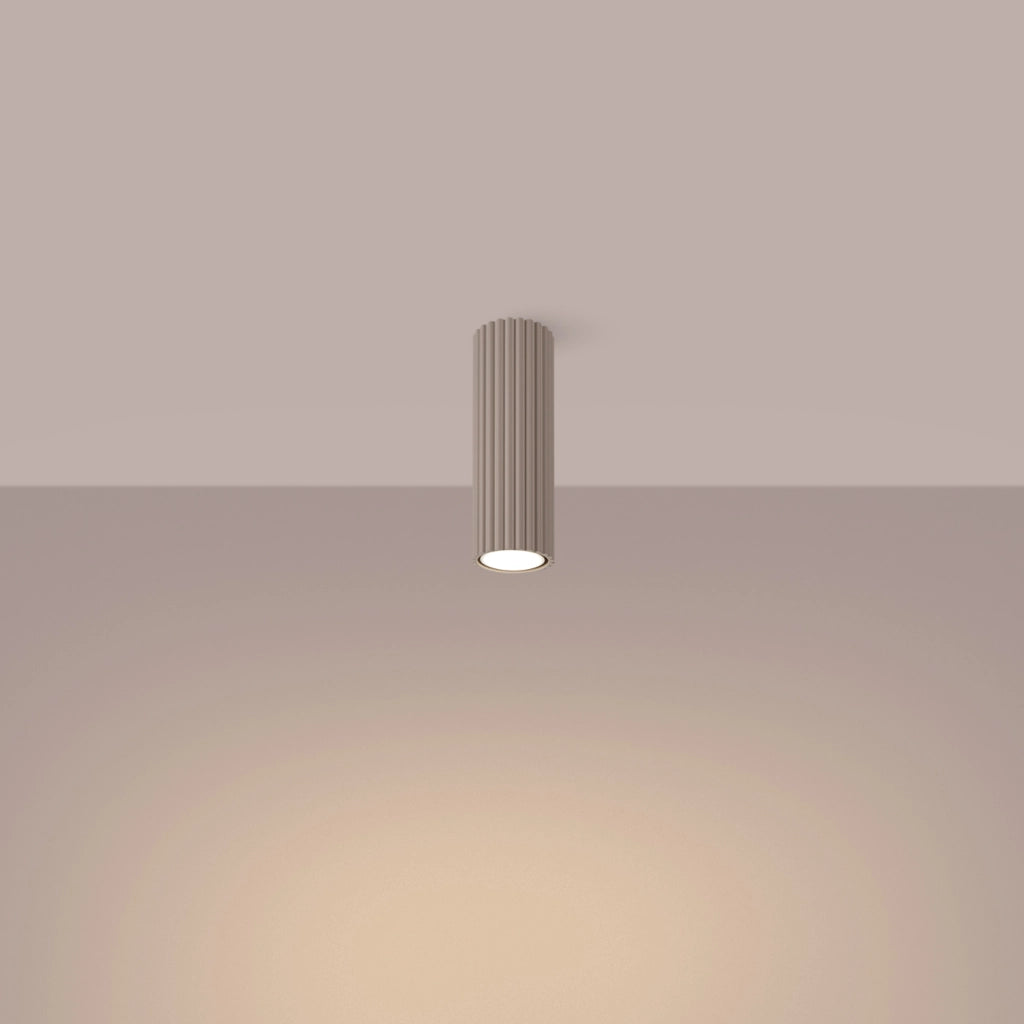 Lampada da soffitto KARBON 20 taupe