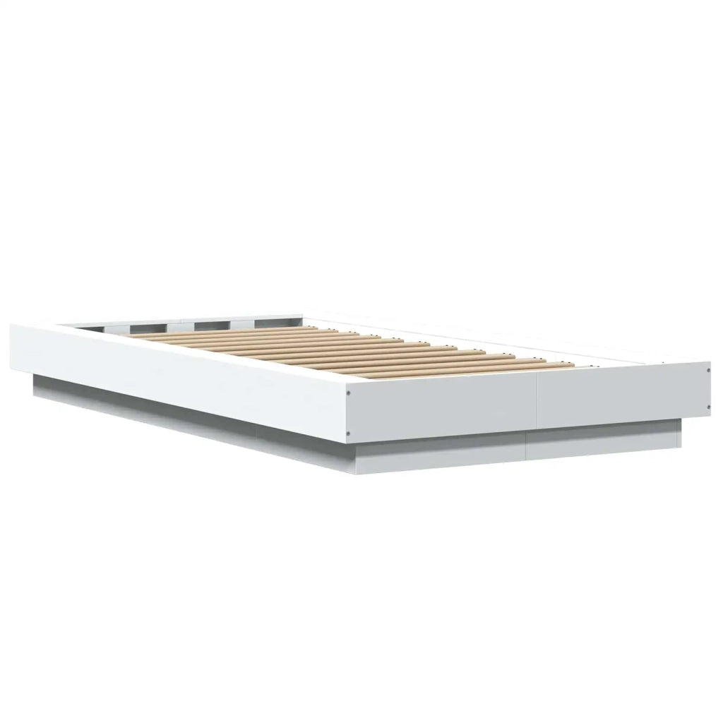 Letto con LED Bianco 80 x 200 cm Legno ingegnerizzato 3429581
