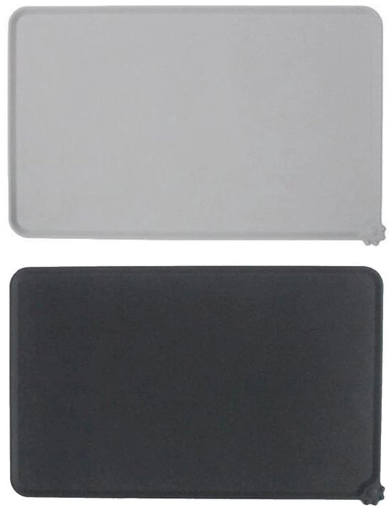 Set di supporto per alimenti 2 in 1 - 48 x 30 cm - Impermeabile - Antiscivolo - In silicone - Sottopiatto