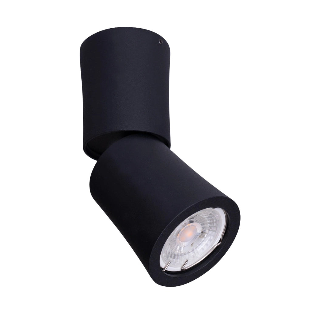 Faretto soffitto moderno nero DOT 1xGU10 50W C0157