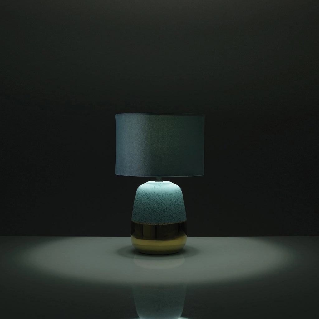 Lampada da tavolo LUSTRIA verde pavone