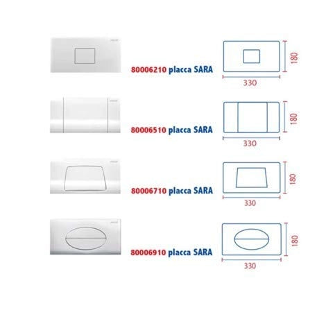 Kit Sara Mono Tasto Telaio + Placca CM.33 SP.1,2 Bianca Pucci