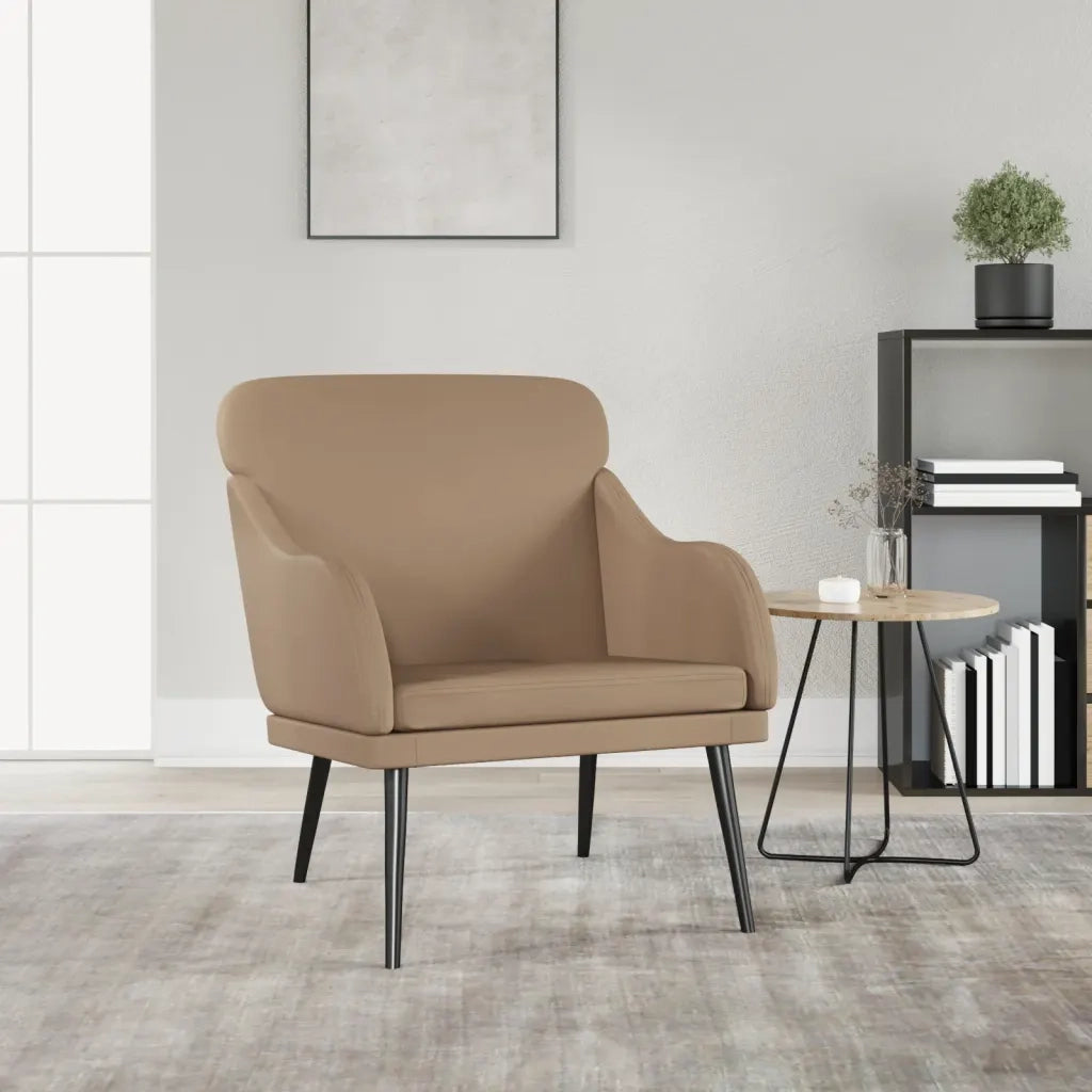 Poltrona Cappuccino 63x76x80 cm Similpelle 351429