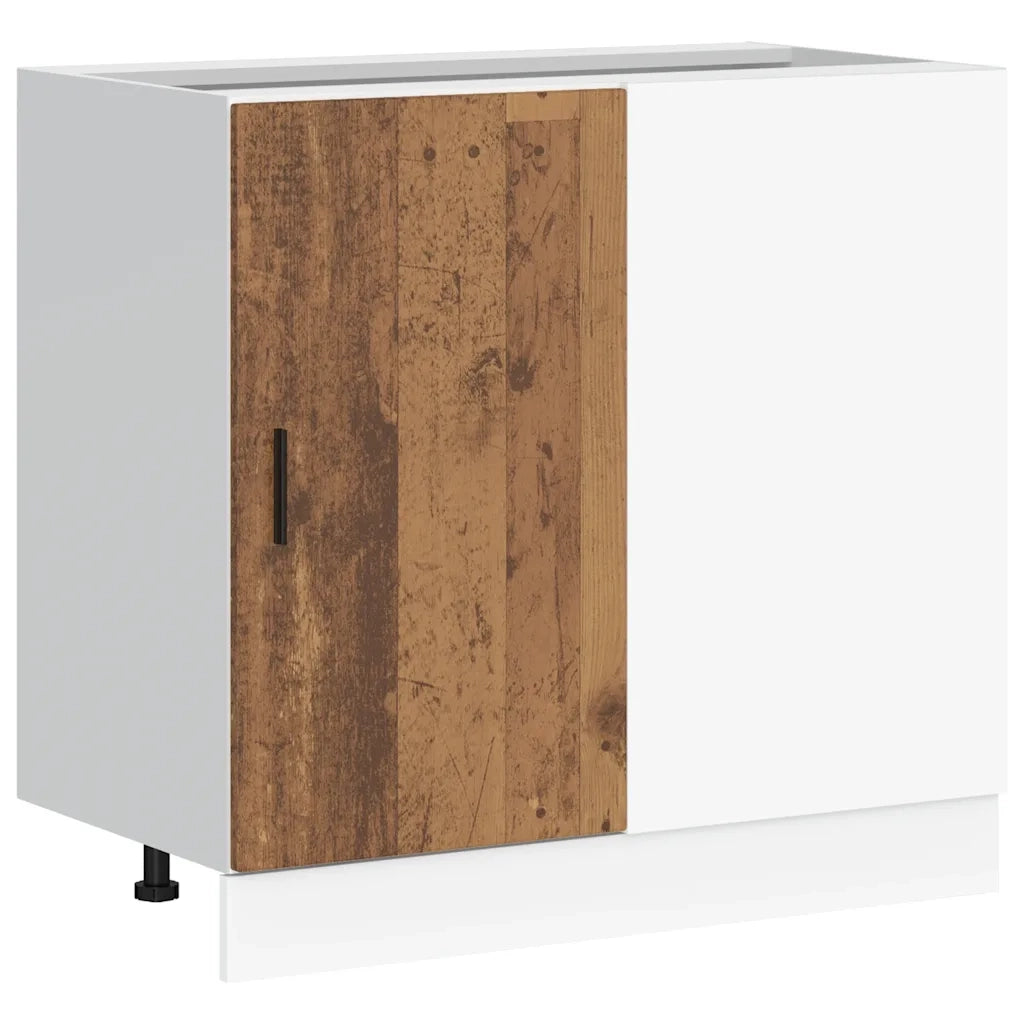 Pensile da cucina | Mobile Base Lavello ¡°Lyon¡± Legno Antico in Legno Multistrato