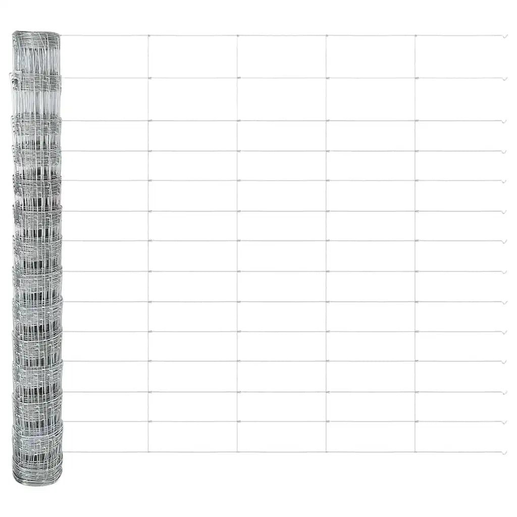 Palo della recinzione Zincato 25 x 1,4 m Acciaio