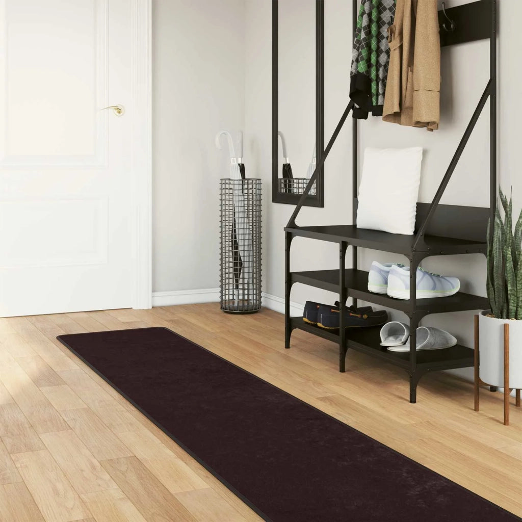 Runner Tappeto MARSA Antracite 50 x 450 cm Poliestere e PVC 42023167