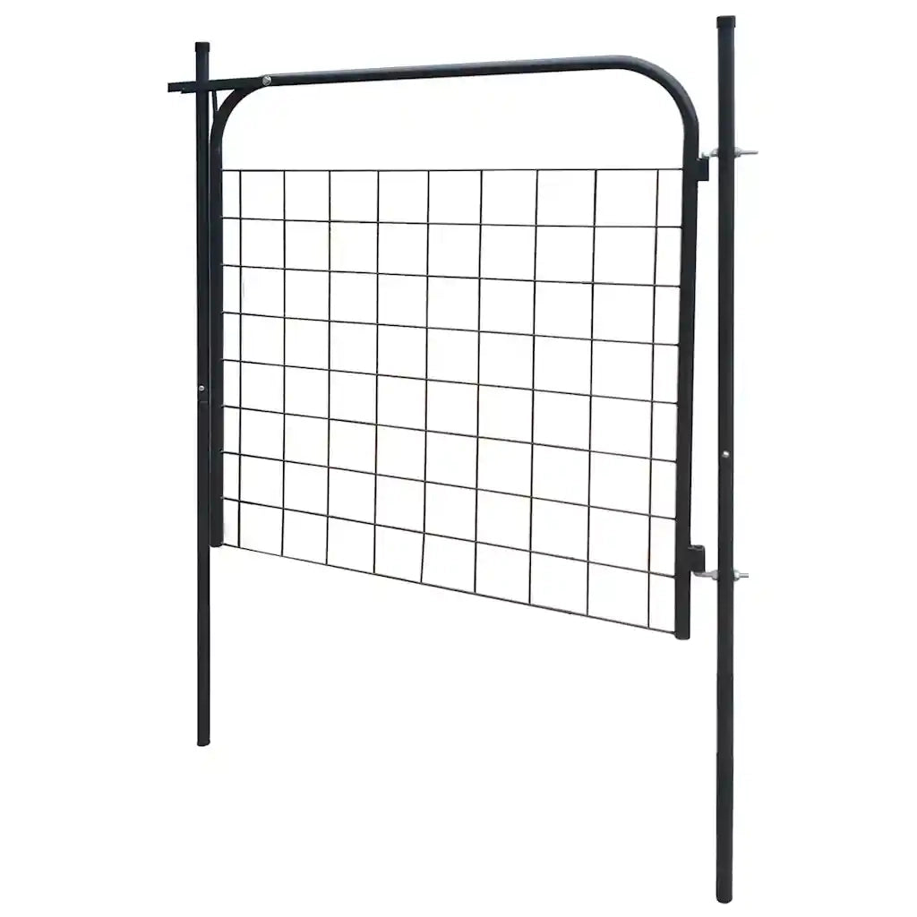 Cancello per Recinzione da Giardino 100x100 cm Antracite 142293