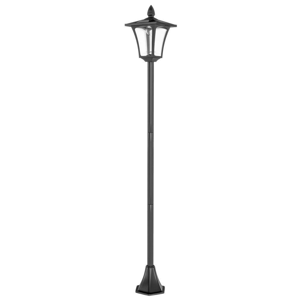 Lampada da Giardino Solare ¨C Minimal ¨C Nero 18x18x160 cm