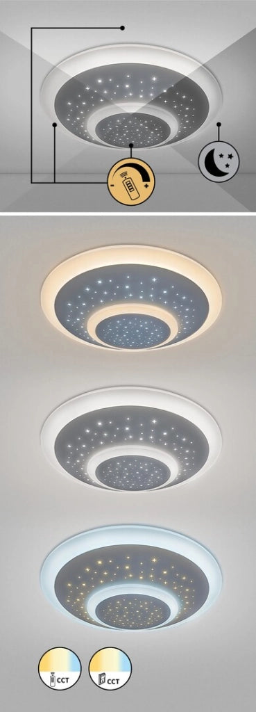 Plafoniera LED Rabalux Taneli 46cm 47W bianca dimmer