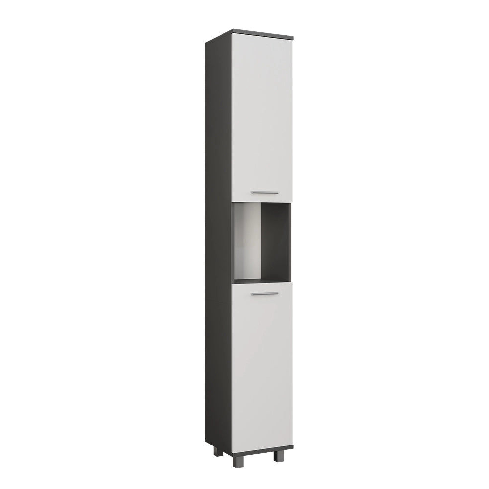 Vicco Mobile alto Antracite/bianco 30.2 x 190 cm con 2 porte