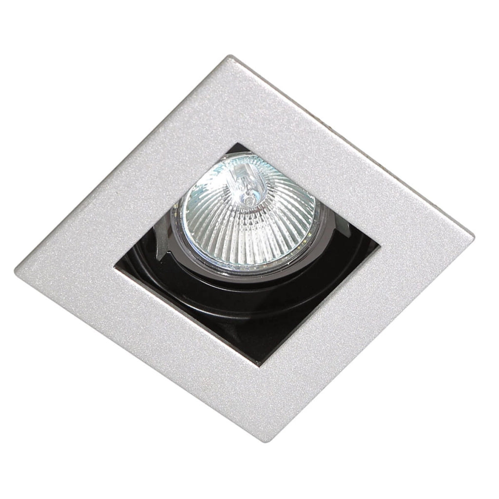Italux Relio faretto incasso quadrato argento MR16 35W