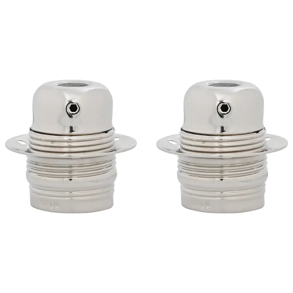 Portalampade 2 pz Nichel Satinato E27 4106522