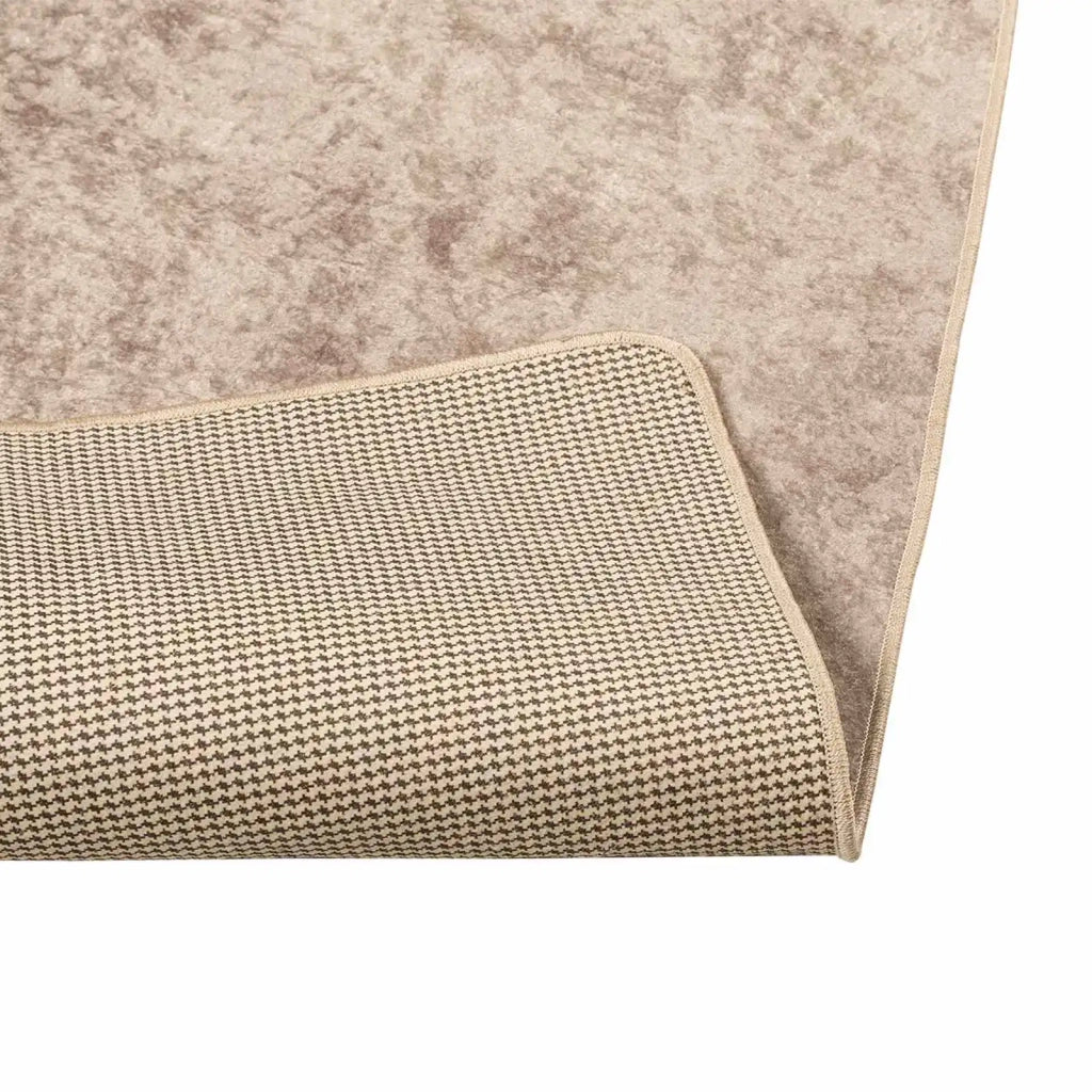 Runner Tappeto MARSA Beige 120 x 170 cm Poliestere e PVC 42023097