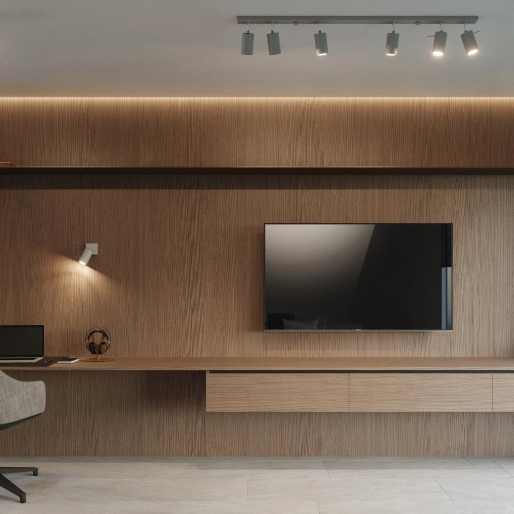 Lampada da soffitto RING 3 grigio