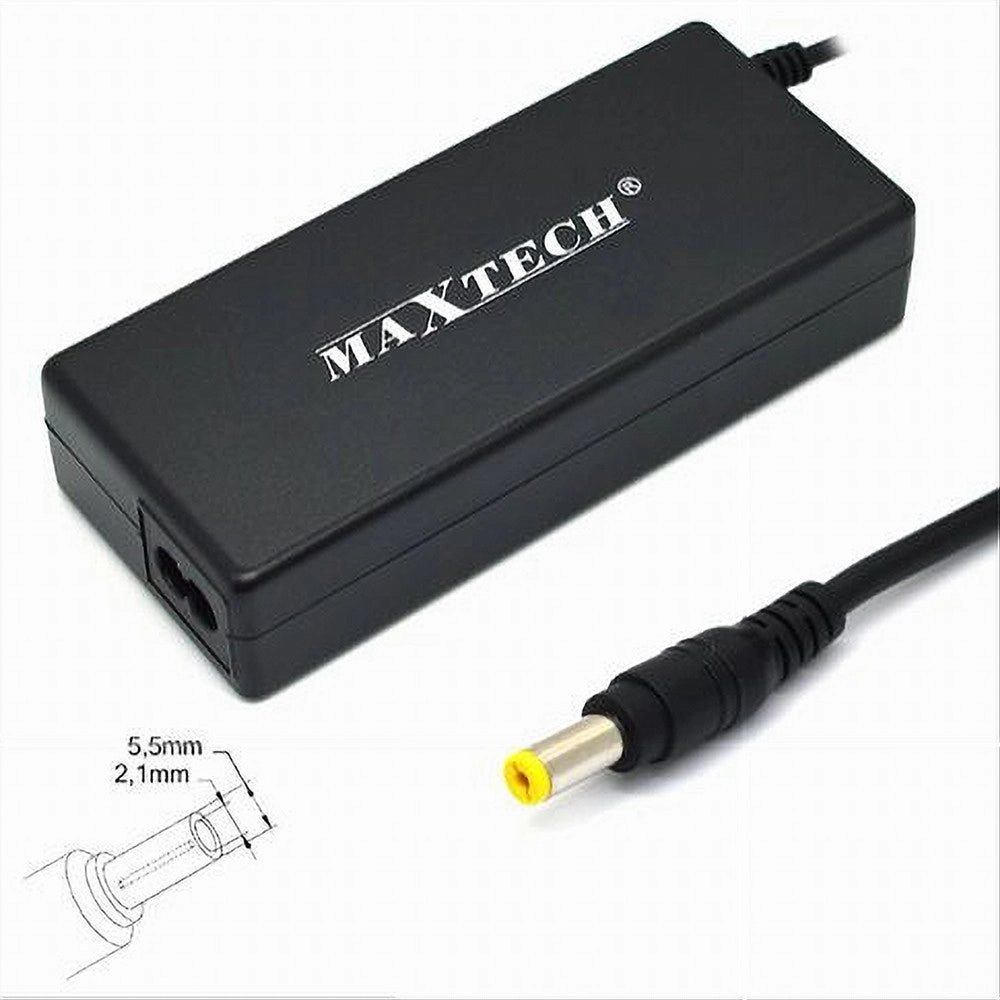 Trade Shop - Caricabatteria Alimentatore Pc Notebook 19v 90w Batteria Ricambio Maxtech Pc-ca013 -