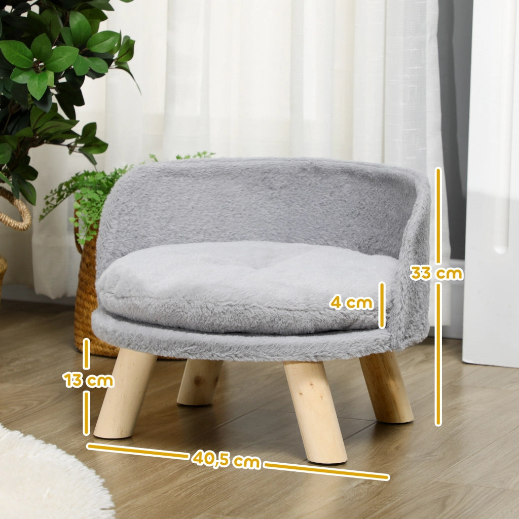 Letto per cani con cuscino ¨C Minimal ¨C grigio 40,5x33 cm