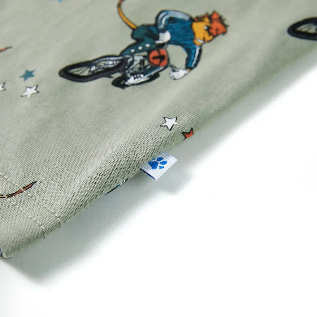 Pigiama da Bambino a Maniche Corte Cachi Chiaro 128 CFW8235874