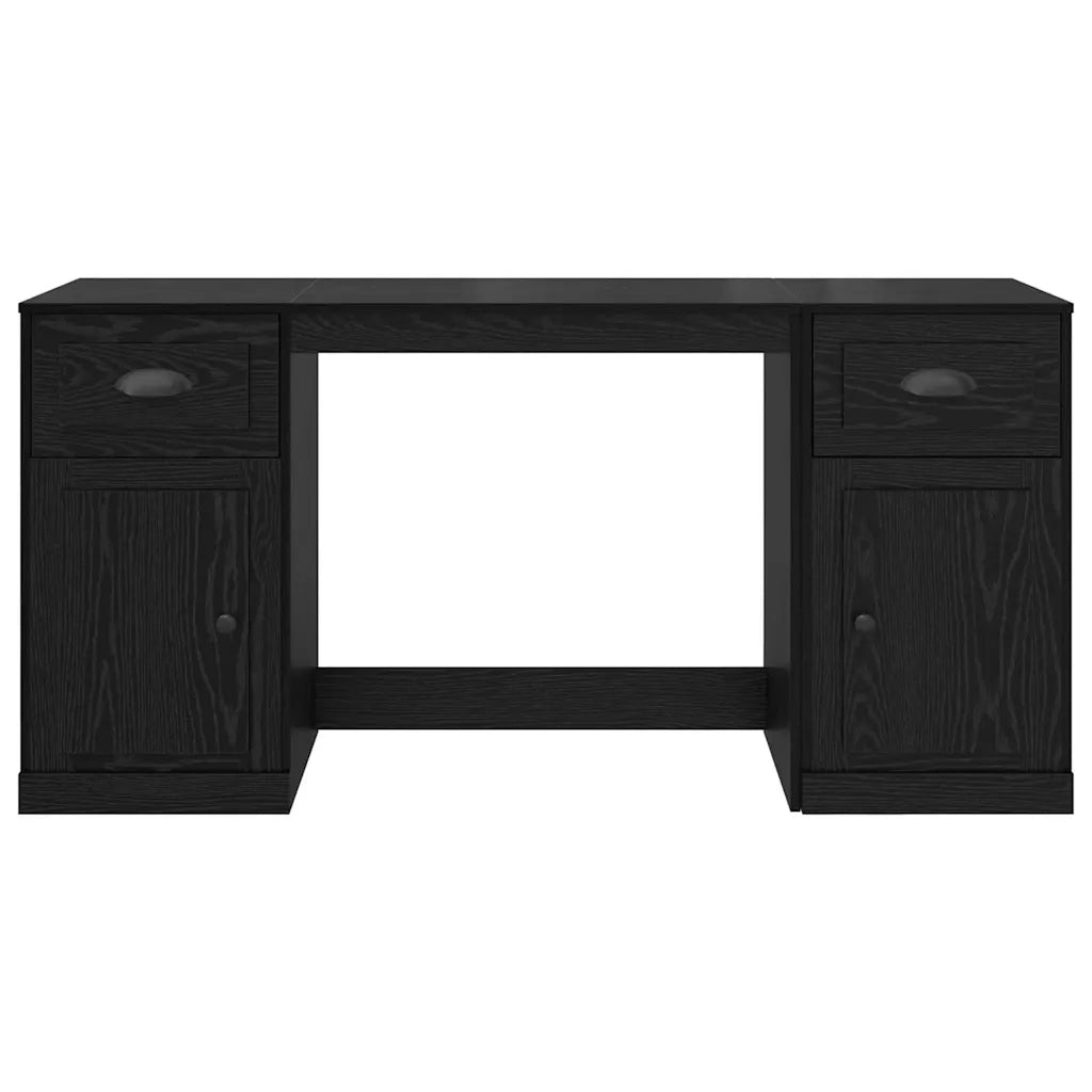 Scrivania con armadietto Rovere Nero 154,5 x 50 x 75 cm 3402679
