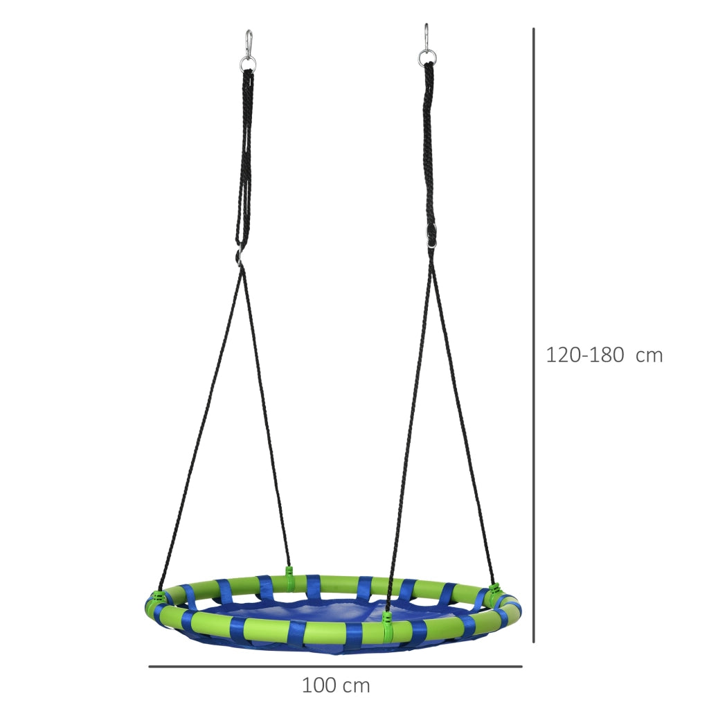 Altalena per Bambini da Giardino ¨C Minimal ¨C Blu, ?100cm