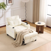 Sofa letto estraibile 3 in 1 - Zephmum- Con porta bevande e USB