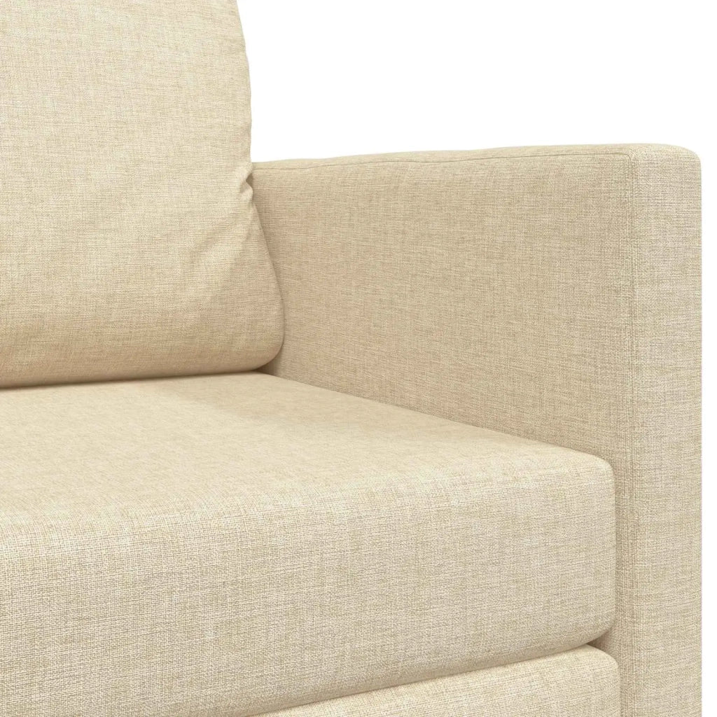 Divano letto | Sof¨¤ letto | Letto singolo 110cm Crema Tessuto