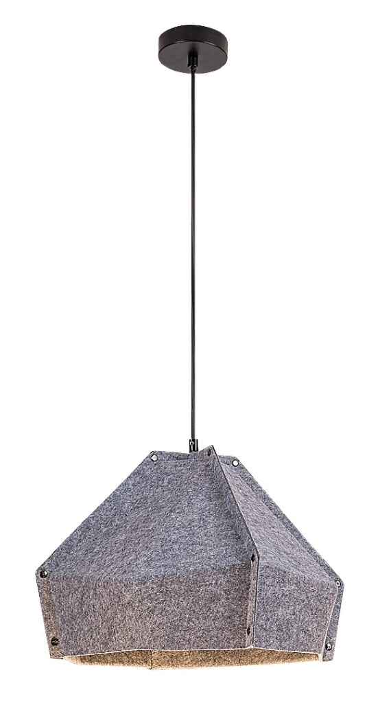 Lampada a sospensione in feltro grigio E27 Rabalux Lomiro