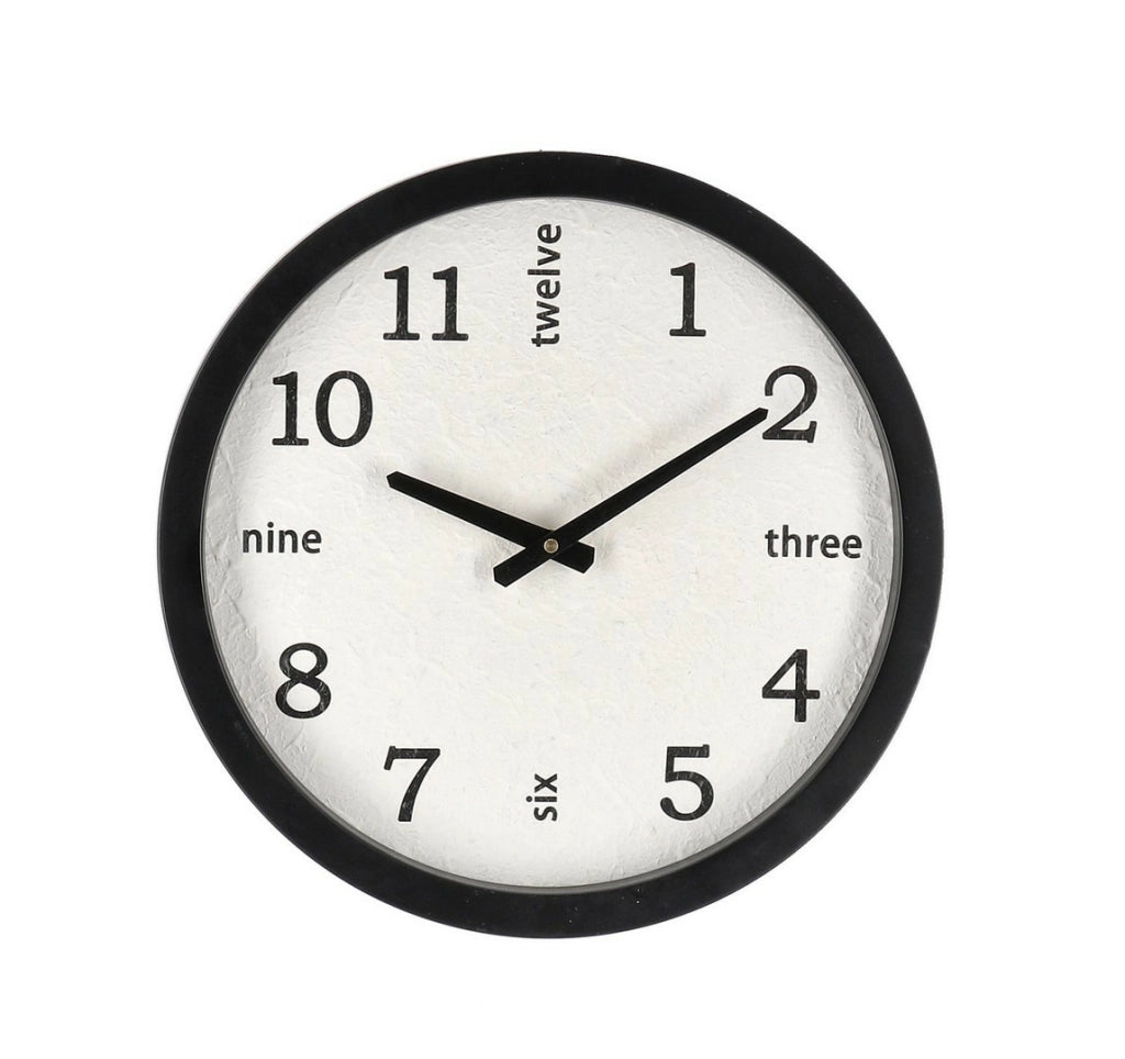 OROLOGIO PARETE EKLIN NERO D40 - BIZZOTTO