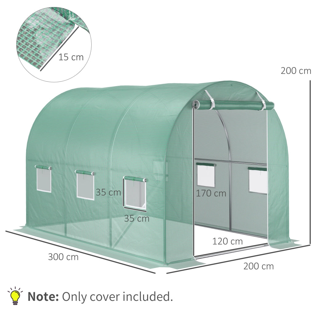 Telo per Serra ¨C Zephmum ¨C Verde 3x2x2 m