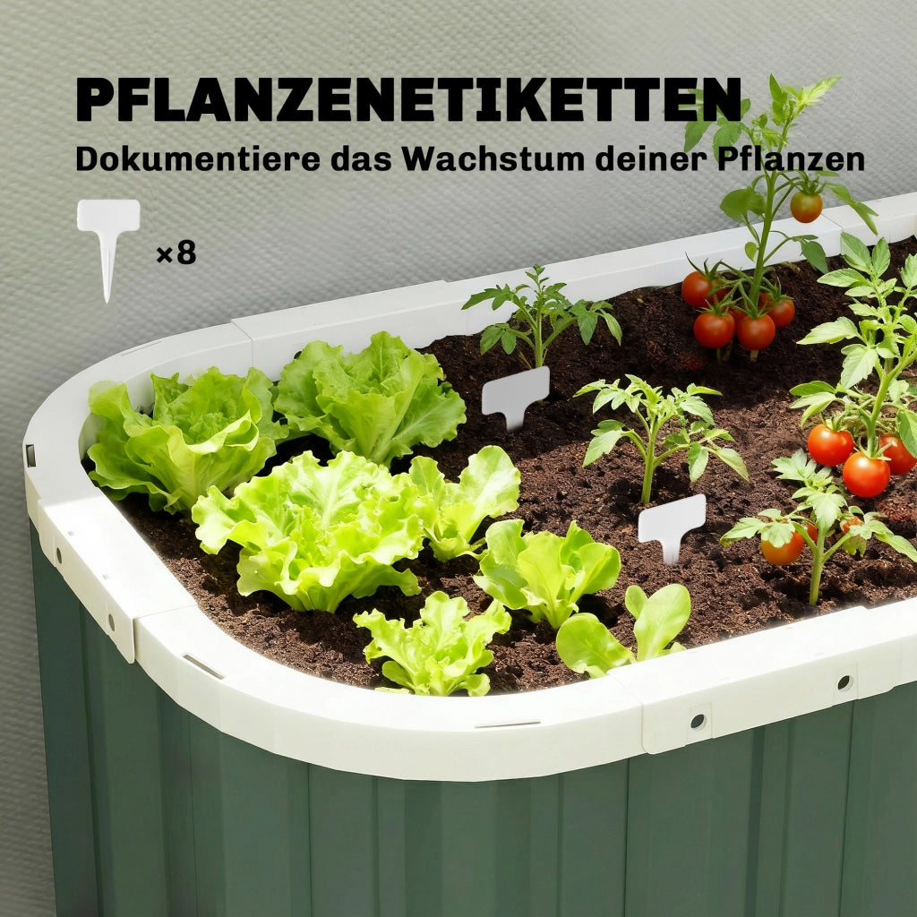 Hochbeet in Metall ¨C zephmum ¨C 136x53x61 cm