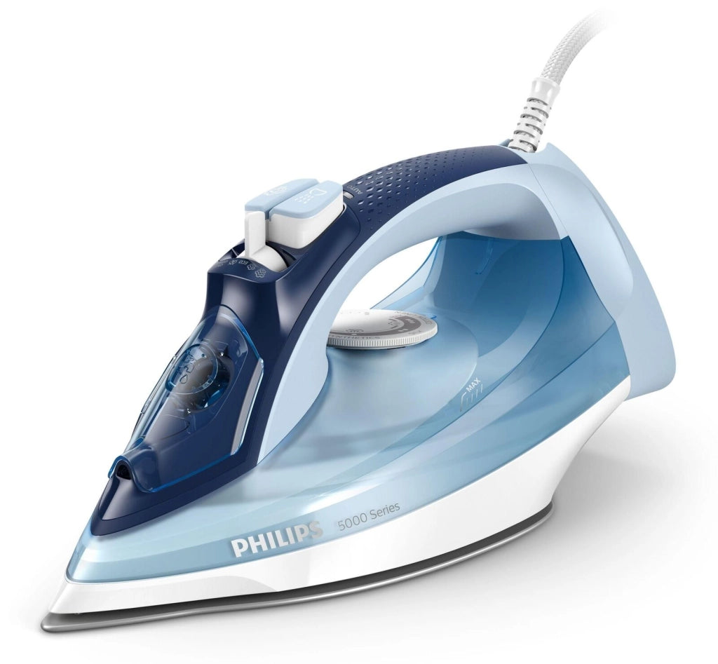 Philips DST5030-20 Serie 5000 Ferro a vapore 2400 W piastra SteamGlide Plus vapore 45 g-min colpo vapore 180 g-min colore Blu
