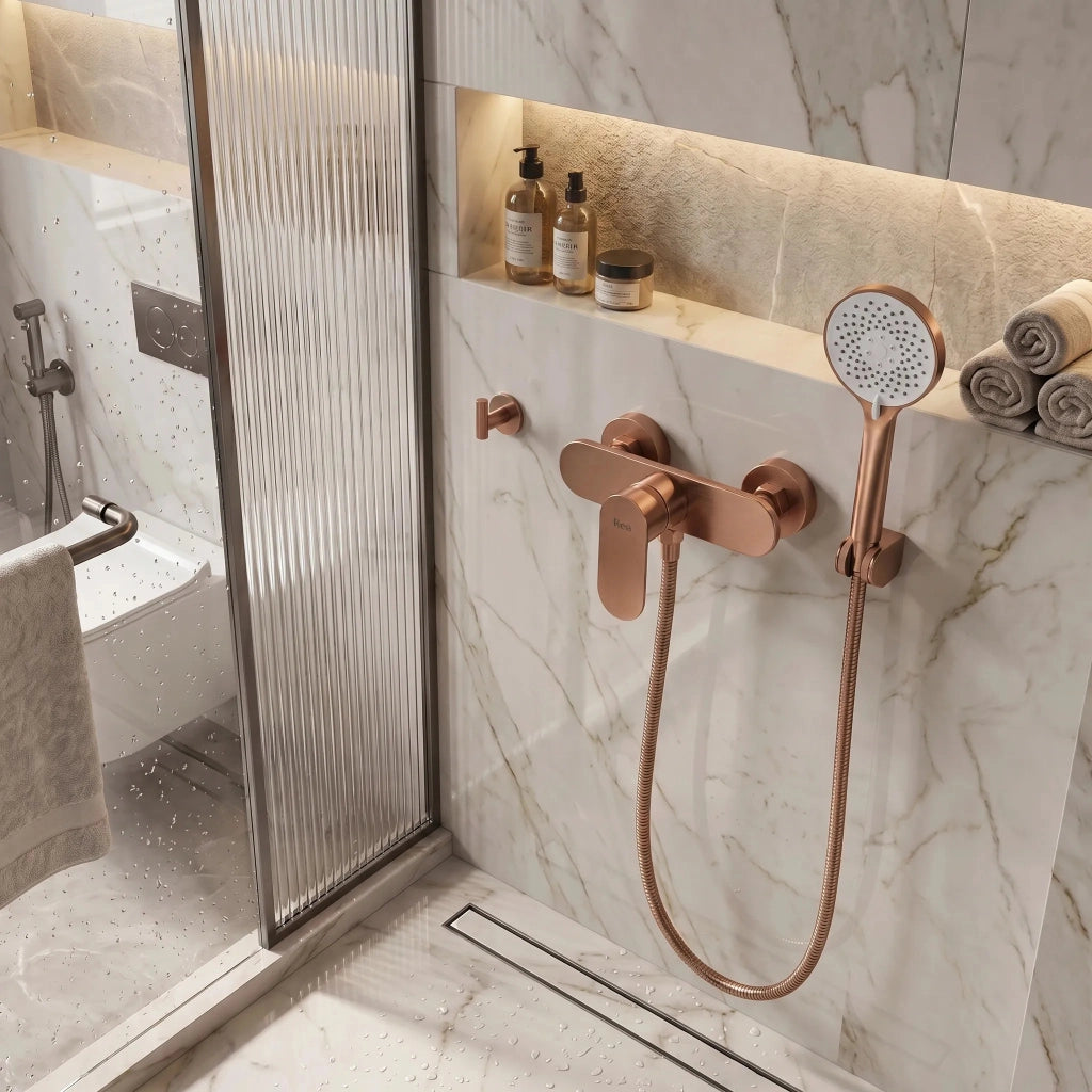 Rubinetto Doccia Rea Drop Brush Copper