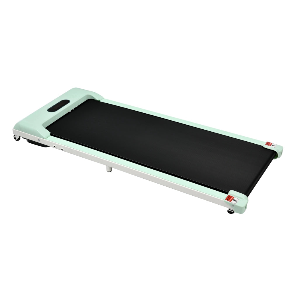 Tapis Roulant 2 in 1 Verde 1-6 km/h con Bluetooth, Display LED, Telecomando e Portata 90 kg