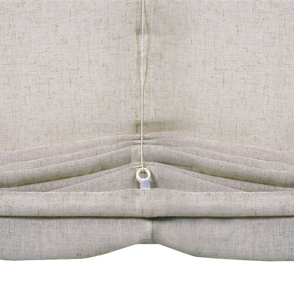 Tenda a Pacchetto Senza Astine Beige 75x175 cm