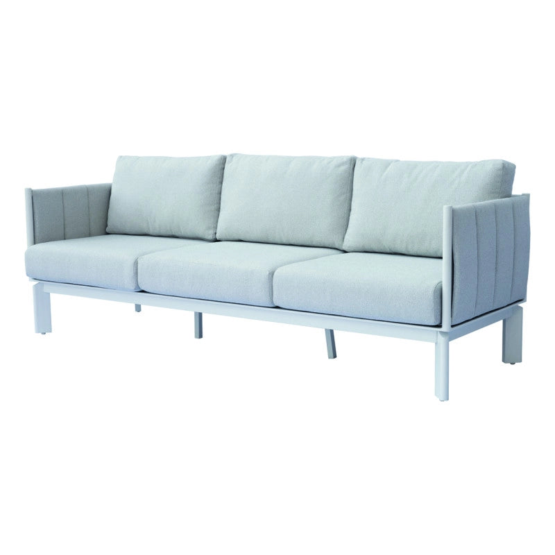 Salotto Cannes Alluminio Bianco E Imbottiture Moia