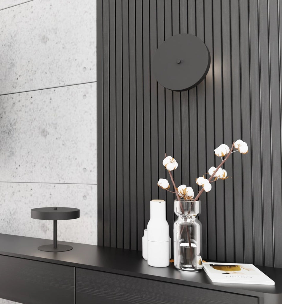 Lampada da tavolo moderna nera piatta 2xG9 8W NEMO Emibig