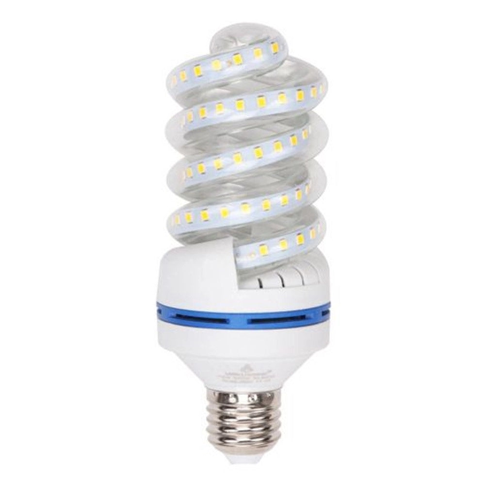Trade Shop - Lampadina Led E27 15w 1425lm Tortiglione Vortice Spirale Luce Naturale Calda Fredda - -bianco Freddo      -