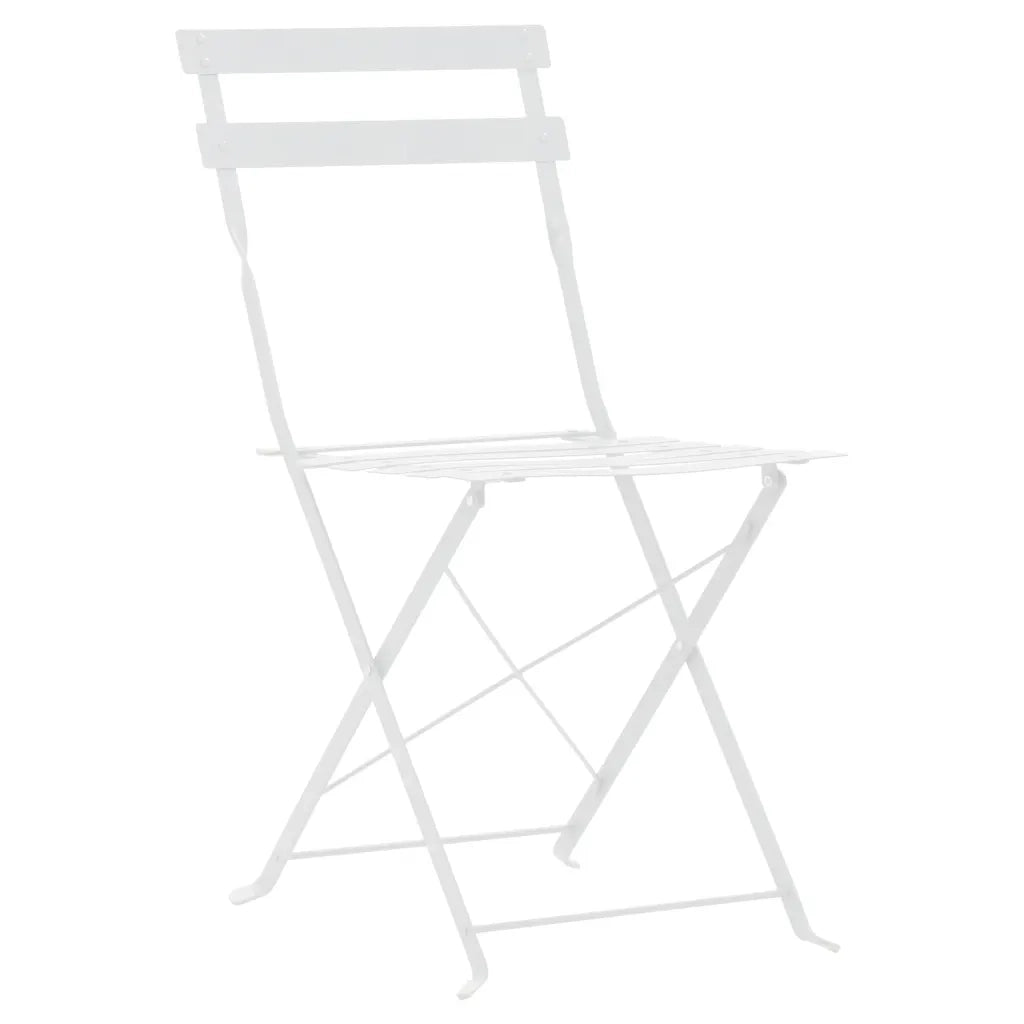 Set da Bistrot 3 pz in Acciaio Bianco 44357