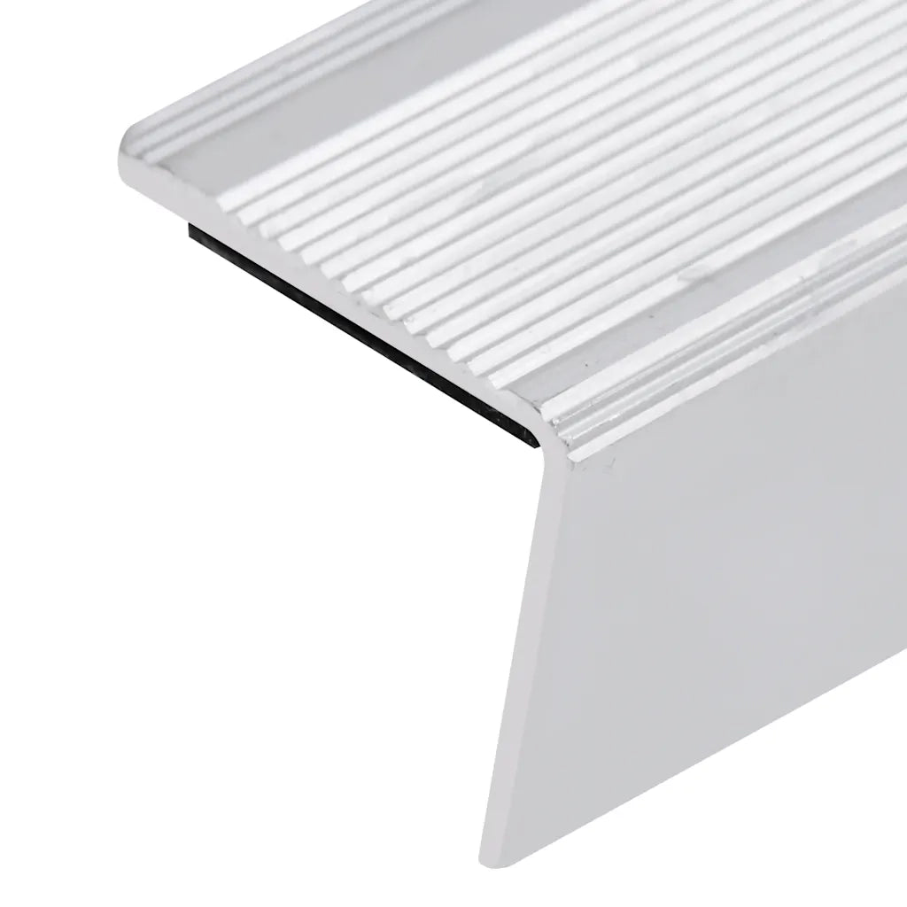Profili a L per Gradini 5 pz in Alluminio 100 cm Argento