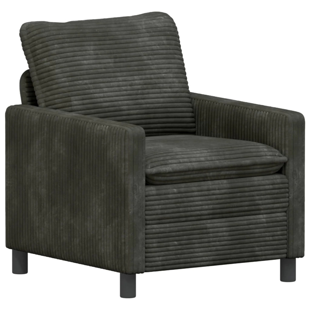 Set di divani 2 pcs Antracite Poliestere 3417055