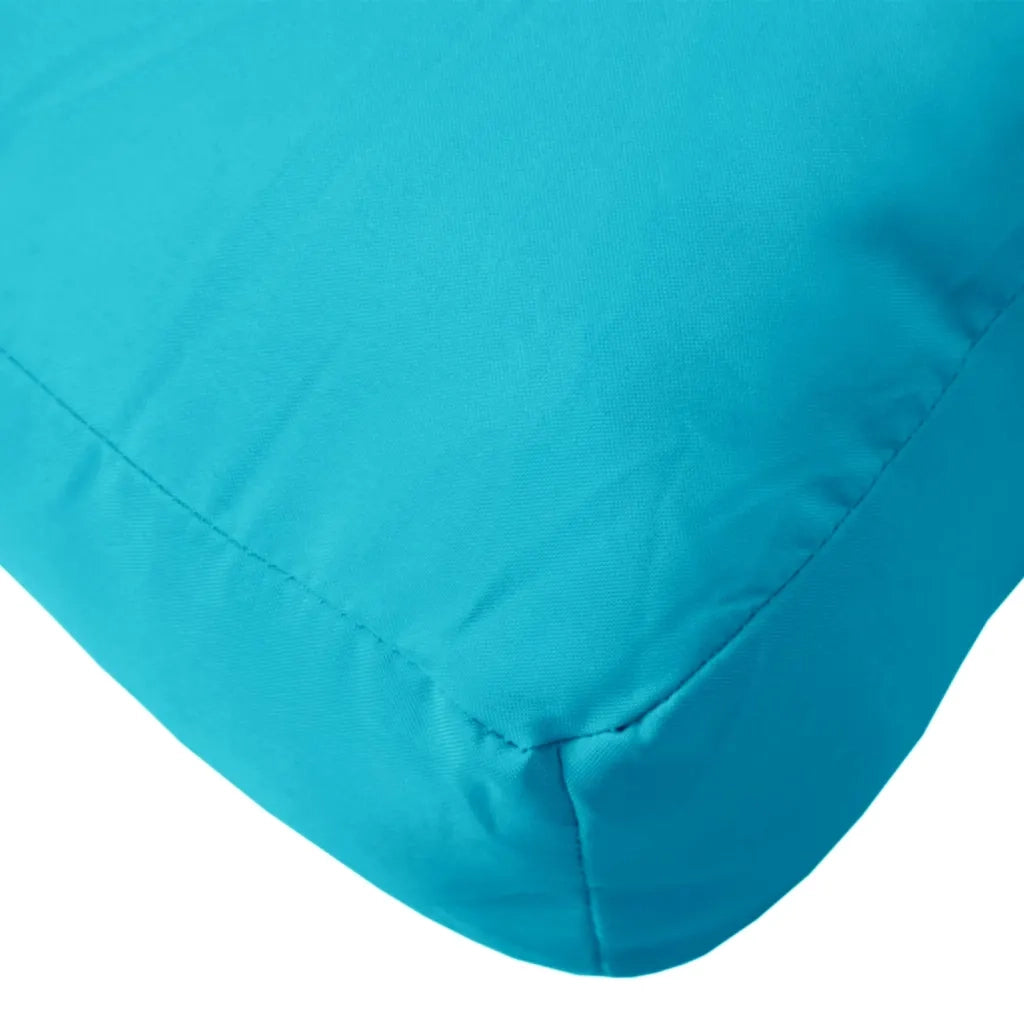 Cuscino per pallet | Cuscini per sedie Turchese 58x58x10 cm in Tessuto Oxford