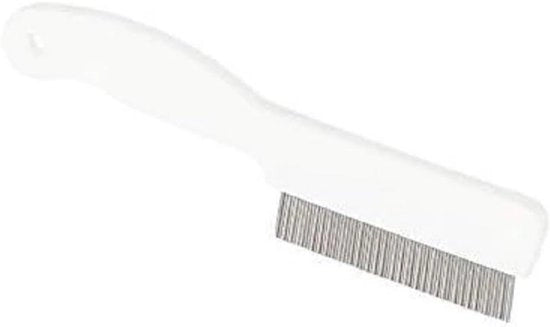 Spazzola per gatti - 13 cm, colore bianco