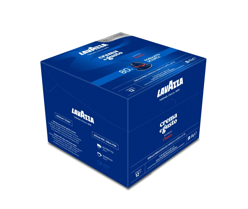 Lavazza Capsule Compatibili Nespresso Crema e Gusto, 80 Capsule